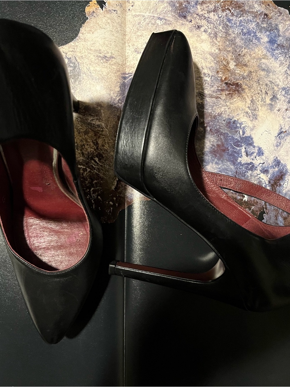 ITALIAN Classic Black Platform Pump - Women's Heels